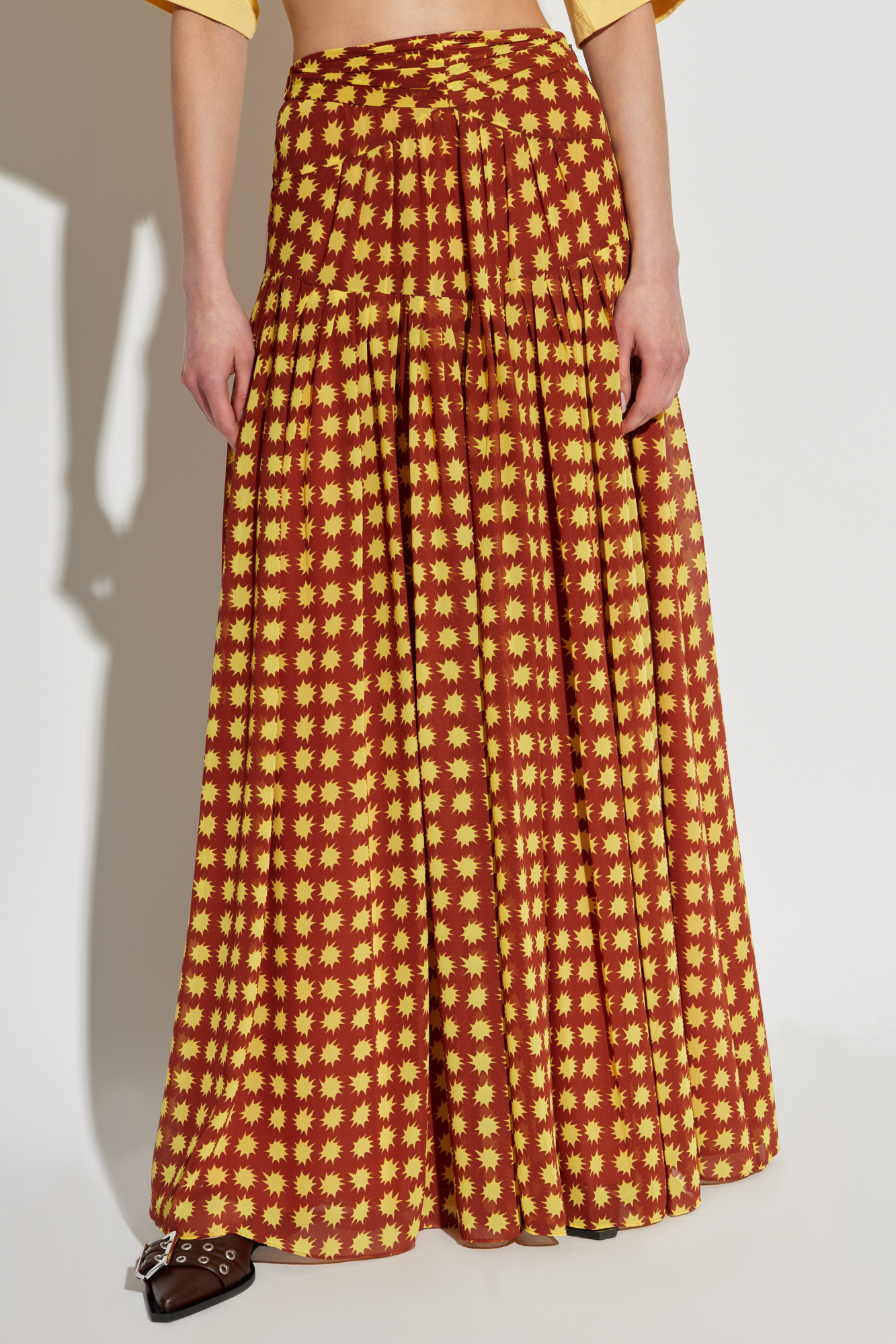 【piiさま専用】anuke Tuck Long Skirt （36） Black Velvet Martha Skirt | Tuckernuck